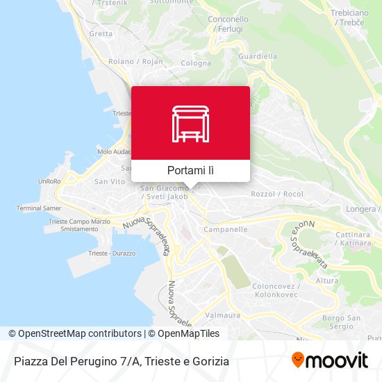 Mappa Piazza Del Perugino 7/A