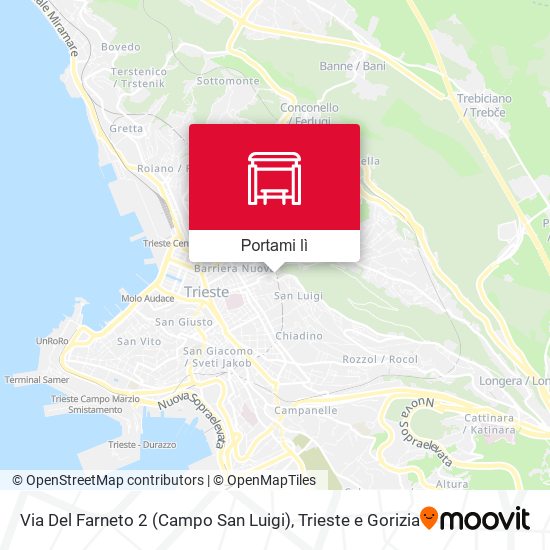 Mappa Via Del Farneto 2 (Campo San Luigi)
