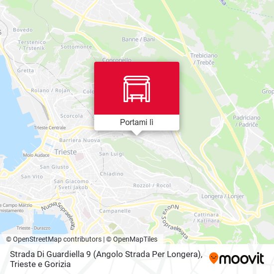 Mappa Strada Di Guardiella 9 (Angolo Strada Per Longera)