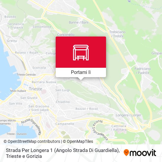 Mappa Strada Per Longera 1 (Angolo Strada Di Guardiella)