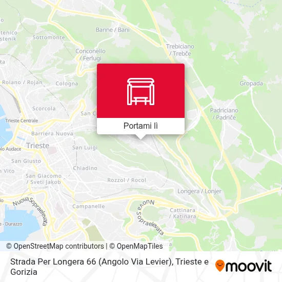 Mappa Strada Per Longera 66 (Angolo Via Levier)