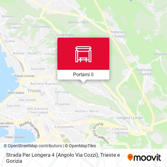 Mappa Strada Per Longera 4 (Angolo Via Cozzi)