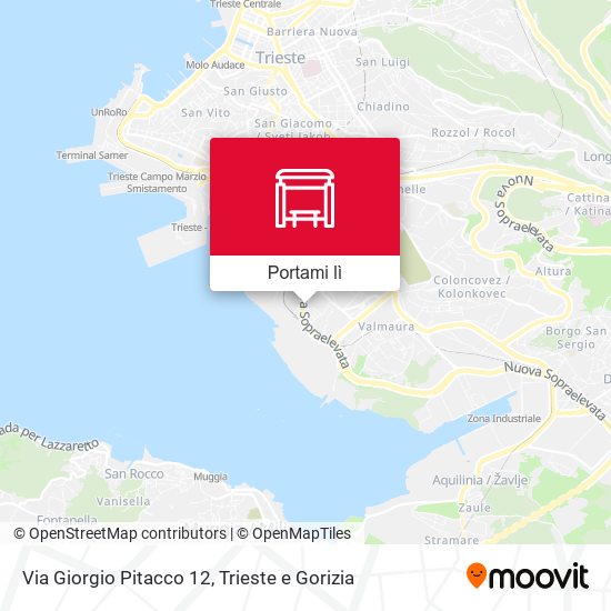 Mappa Via Giorgio Pitacco 12