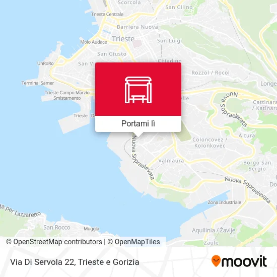 Mappa Via Di Servola 22