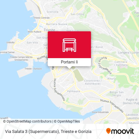 Mappa Via Salata 3 (Supermercato)