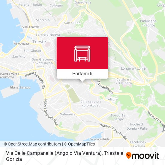 Mappa Via Delle Campanelle (Angolo Via Ventura)