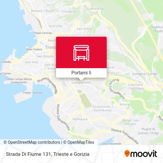 Mappa Strada Di Fiume 131