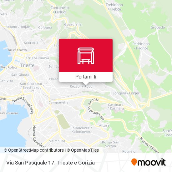 Mappa Via San Pasquale 17