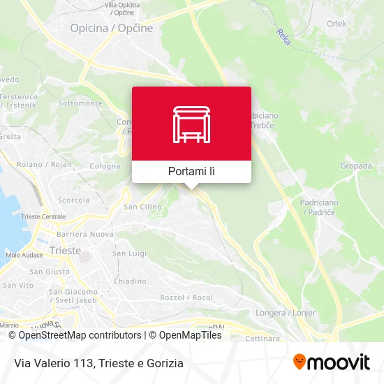 Mappa Via Valerio 113