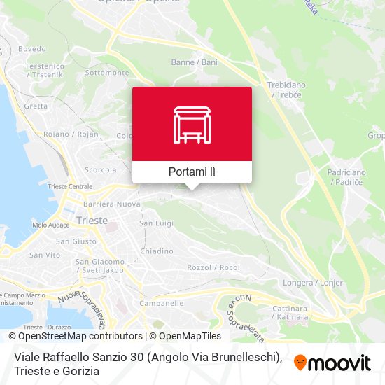 Mappa Viale Raffaello Sanzio 30 (Angolo Via Brunelleschi)