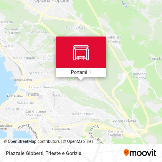 Mappa Piazzale Gioberti