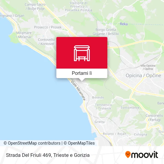 Mappa Strada Del Friuli 469