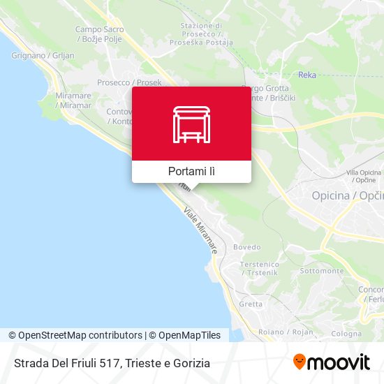 Mappa Strada Del Friuli 517