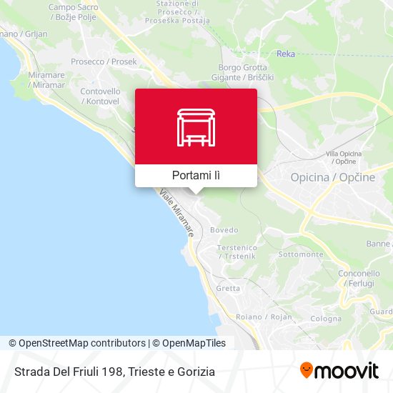 Mappa Strada Del Friuli 198