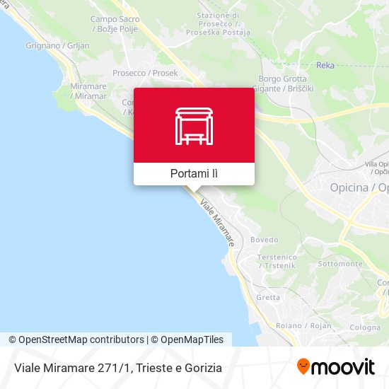 Mappa Viale Miramare 271/1