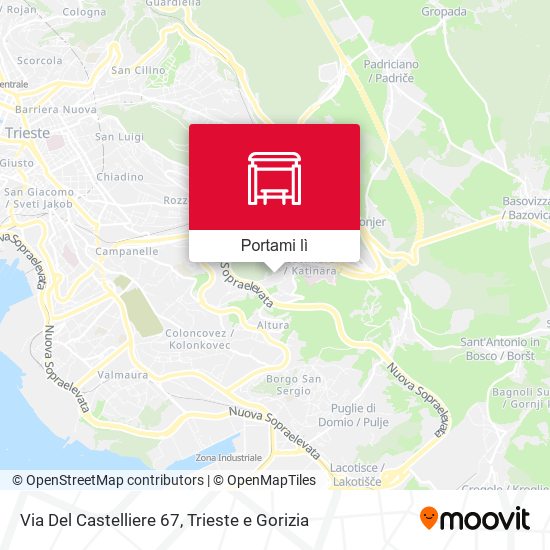 Mappa Via Del Castelliere 67