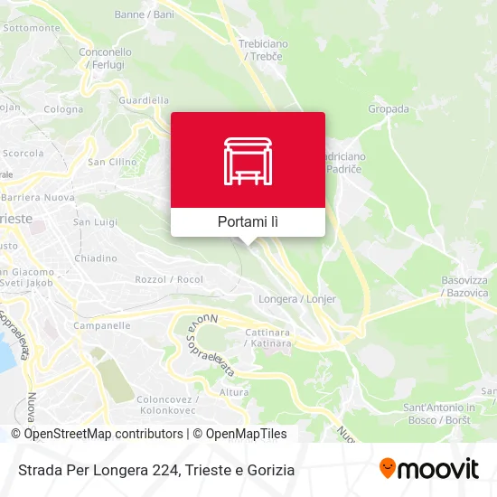 Mappa Strada Per Longera 224