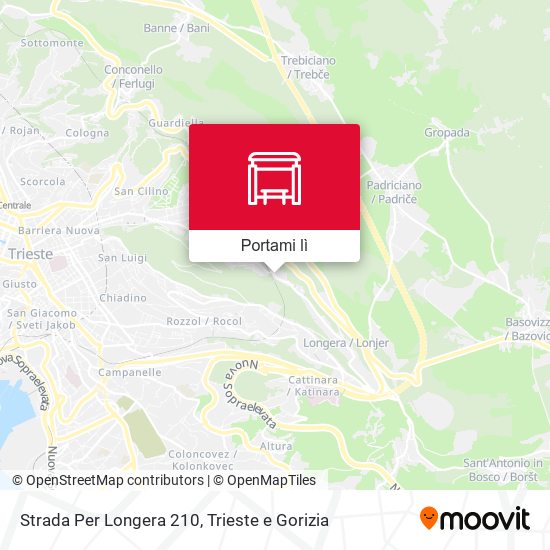 Mappa Strada Per Longera 210