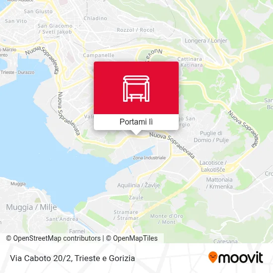 Mappa Via Caboto 20/2