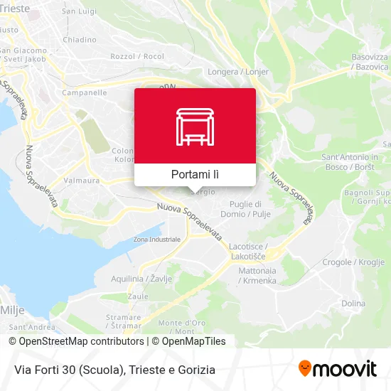 Mappa Via Forti 30 (Scuola)