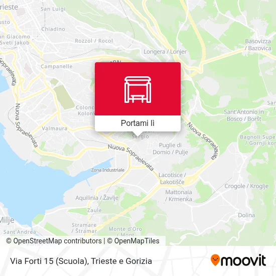 Mappa Via Forti 15 (Scuola)