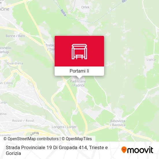 Mappa Strada Provinciale 19 Di Gropada 414