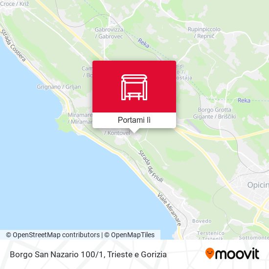 Mappa Borgo San Nazario 100/1