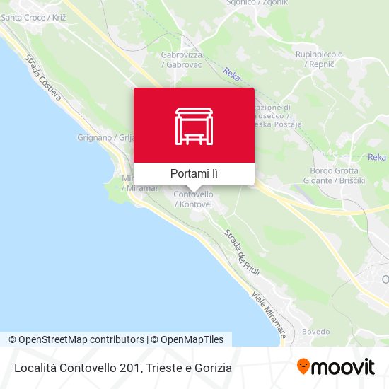 Mappa Località Contovello 201