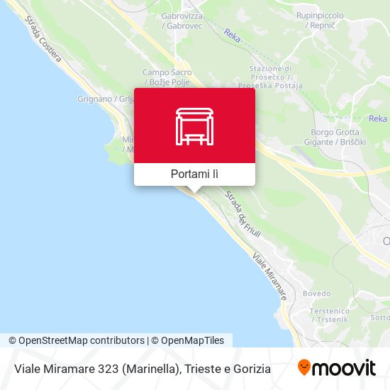Mappa Viale Miramare 323 (Marinella)