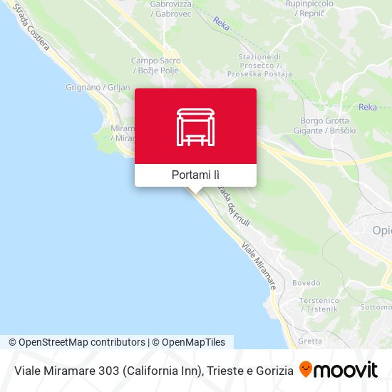 Mappa Viale Miramare 303 (California Inn)