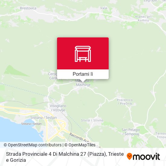 Mappa Strada Provinciale 4 Di Malchina 27 (Piazza)