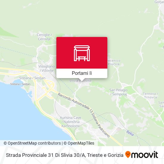 Mappa Strada Provinciale 31 Di Slivia 30 / A