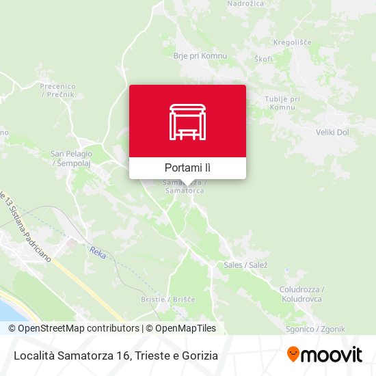 Mappa Località Samatorza 16