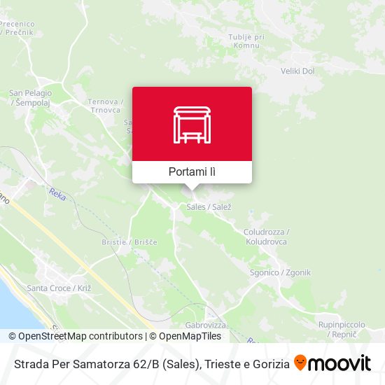 Mappa Strada Per Samatorza 62 / B (Sales)