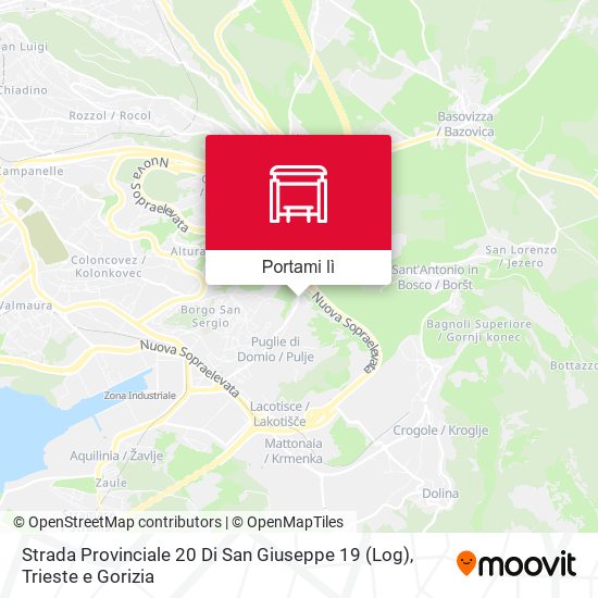 Mappa Strada Provinciale 20 Di San Giuseppe 19 (Log)