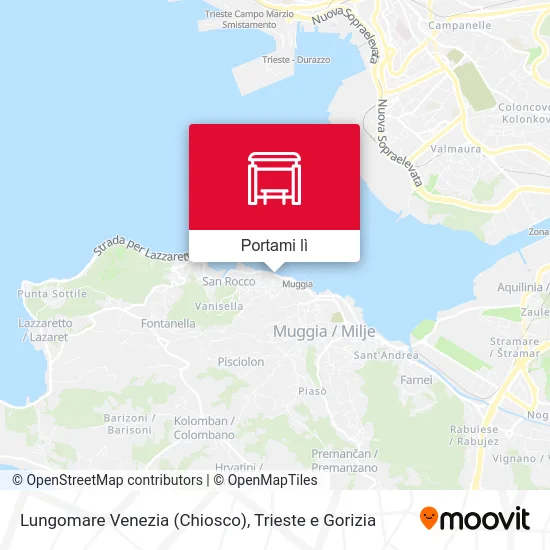 Mappa Lungomare Venezia (Chiosco)