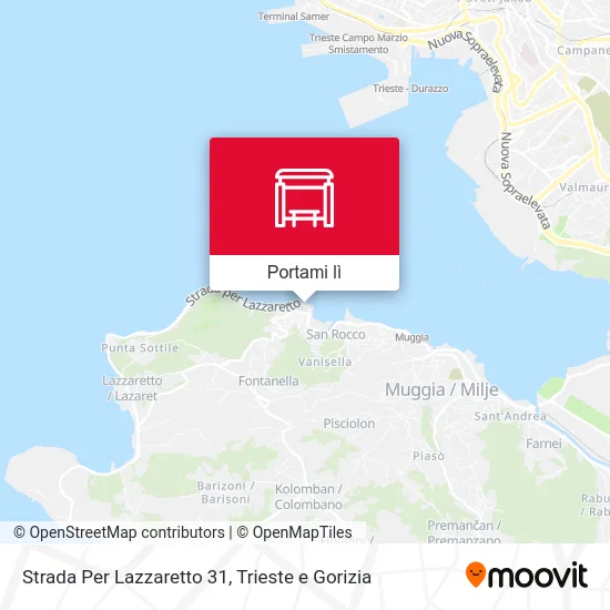 Mappa Strada Per Lazzaretto 31