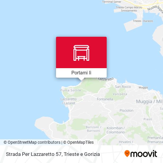 Mappa Strada Per Lazzaretto 57