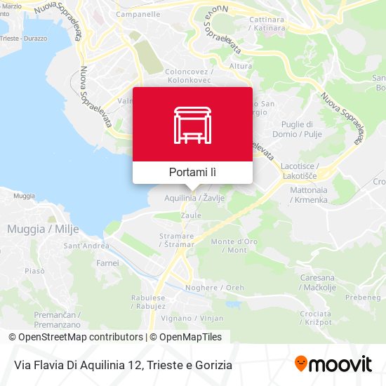 Mappa Via Flavia Di Aquilinia 12