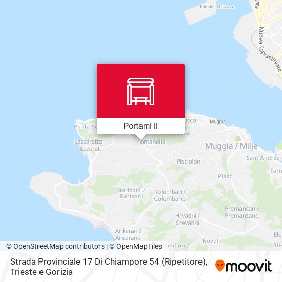 Mappa Strada Provinciale 17 Di Chiampore 54 (Ripetitore)