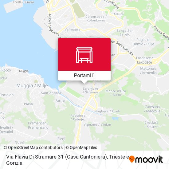 Mappa Via Flavia Di Stramare 31 (Casa Cantoniera)