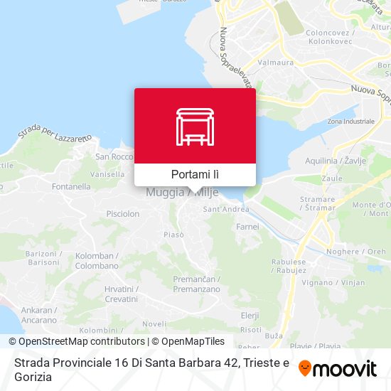 Mappa Strada Provinciale 16 Di Santa Barbara 42