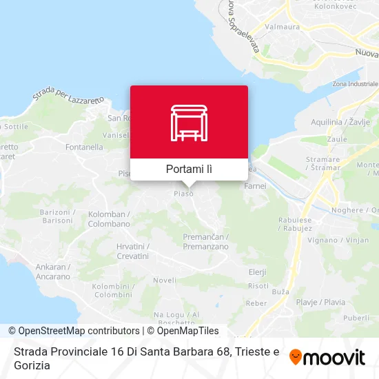 Mappa Strada Provinciale 16 Di Santa Barbara 68