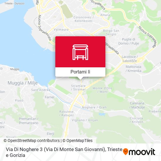 Mappa Via Di Noghere 3 (Via Di Monte San Giovanni)