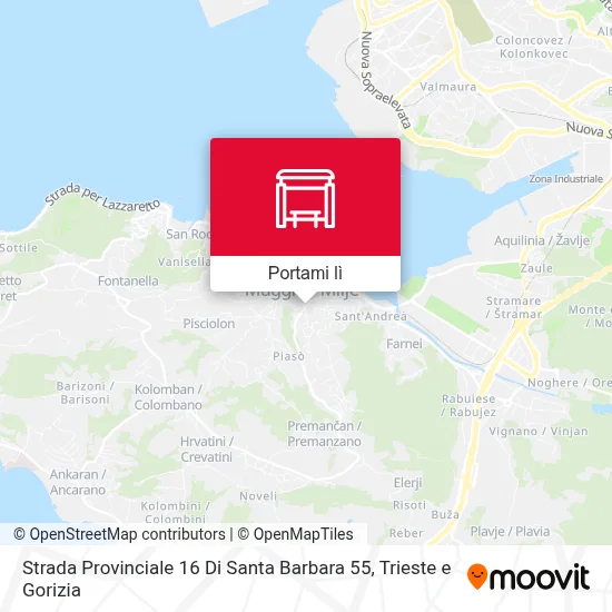 Mappa Strada Provinciale 16 Di Santa Barbara 55