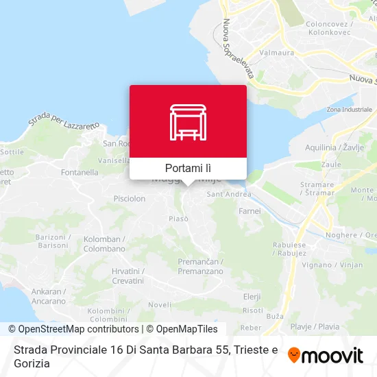 Mappa Strada Provinciale 16 Di Santa Barbara 55