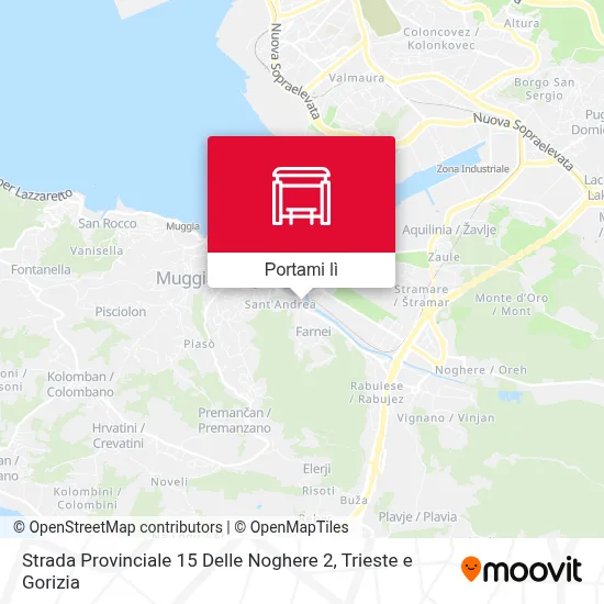 Mappa Strada Provinciale 15 Delle Noghere 2