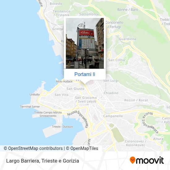 Mappa Largo Barriera