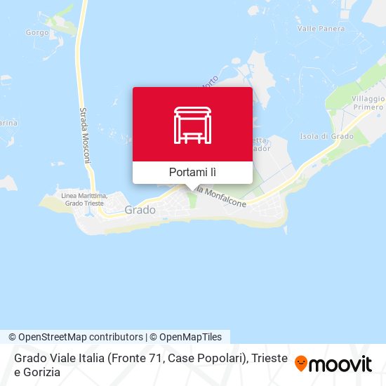 Mappa Grado Viale Italia (Fronte 71, Case Popolari)