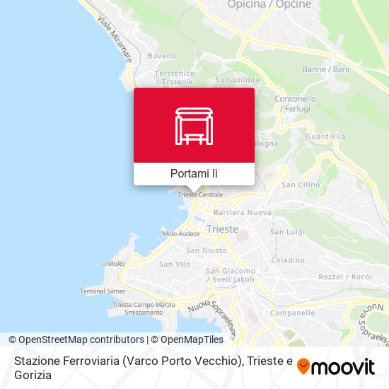 Mappa Stazione Ferroviaria (Varco Porto Vecchio)